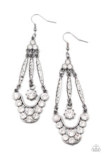 Load image into Gallery viewer, High-Ranking Radiance - Black earrings