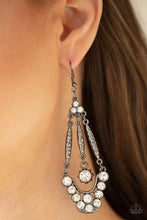 Load image into Gallery viewer, High-Ranking Radiance - Black earrings