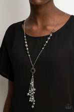Load image into Gallery viewer, Tasseled Treasure - Silver necklace