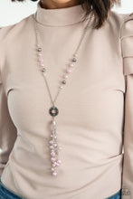 Load image into Gallery viewer, Tasseled Treasure - Pink necklace
