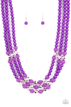 Load image into Gallery viewer, STAYCATION All I Ever Wanted - Purple necklace