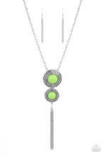 Load image into Gallery viewer, Abstract Artistry - Green necklace