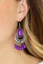 Load image into Gallery viewer, Prairie Flirt - Purple earrings