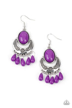 Load image into Gallery viewer, Prairie Flirt - Purple earrings