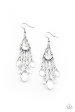 Load image into Gallery viewer, Paid Vacation - White earrings