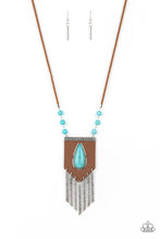 Load image into Gallery viewer, Enchantingly Tribal - Blue necklace