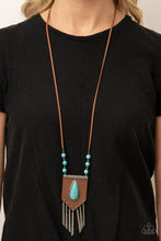 Load image into Gallery viewer, Enchantingly Tribal - Blue necklace