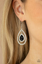 Load image into Gallery viewer, Blushing Bride - Black earrings