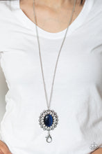 Load image into Gallery viewer, Oh My Medallion - Blue necklace