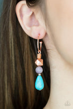 Load image into Gallery viewer, Boulevard Stroll - Copper earrings