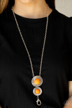 Load image into Gallery viewer, Abstract Artistry - Orange necklace