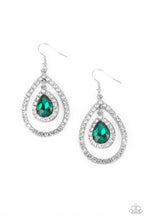 Load image into Gallery viewer, Blushing Bride - Green earrings