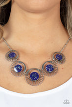 Load image into Gallery viewer, Elliptical Effervescence - Purple necklace