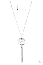Load image into Gallery viewer, Spiraling Sparkle - Silver necklace