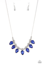 Load image into Gallery viewer, Crown Jewel Couture - Blue necklace