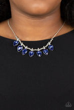 Load image into Gallery viewer, Crown Jewel Couture - Blue necklace