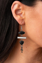 Load image into Gallery viewer, Adventurously Artisan - Black earrings
