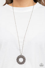 Load image into Gallery viewer, Wintry Wreath - Purple necklace