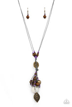 Load image into Gallery viewer, Knotted Keepsake - Purple necklace