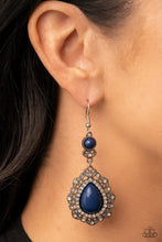 Load image into Gallery viewer, Palace Bribe - Blue earrings