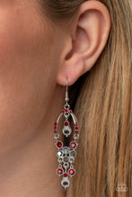 Load image into Gallery viewer, Sophisticated Starlet - Red earrings