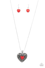Load image into Gallery viewer, Wholeheartedly Whimsical - Red necklace