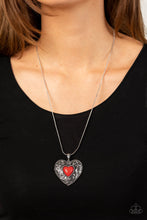 Load image into Gallery viewer, Wholeheartedly Whimsical - Red necklace