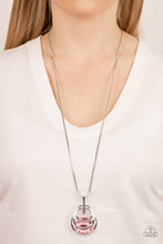 Load image into Gallery viewer, Spun Sparkle - Pink necklace