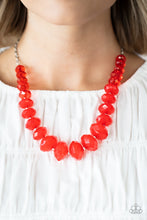 Load image into Gallery viewer, Happy-GLOW-Lucky - Red necklace