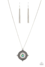 Load image into Gallery viewer, Compass Composure - Green necklace