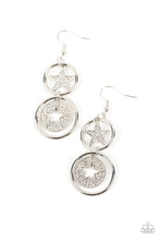 Load image into Gallery viewer, Liberty and SPARKLE for All - White earrings