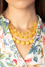Load image into Gallery viewer, Tropical Hideaway - Yellow necklace