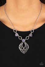 Load image into Gallery viewer, Contemporary Connections - Purple necklace