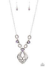 Load image into Gallery viewer, Contemporary Connections - Purple necklace