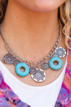 Load image into Gallery viewer, Western Zen - Blue necklace