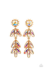 Load image into Gallery viewer, Space Age Sparkle - Gold earrings