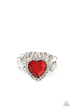 Load image into Gallery viewer, Committed to Cupid - Red ring