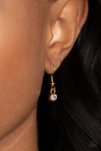 Load image into Gallery viewer, Rainbow Bloom - Gold necklace