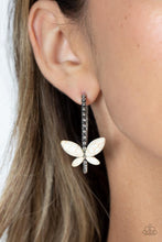 Load image into Gallery viewer, Bohemian Butterfly - White earrings