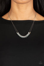Load image into Gallery viewer, Shimmering High Society - Silver necklace