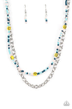 Load image into Gallery viewer, Happy Looks Good on You - Blue necklace