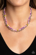 Load image into Gallery viewer, Happy Looks Good on You - Purple necklace