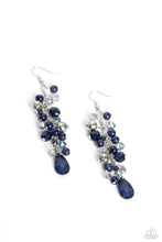 Load image into Gallery viewer, Cheeky Cascade - Blue earrings