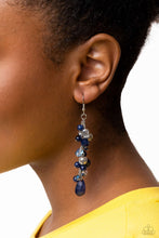 Load image into Gallery viewer, Cheeky Cascade - Blue earrings