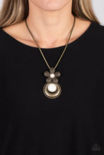 Load image into Gallery viewer, Bohemian Blossom - Brass necklace