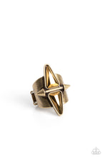 Load image into Gallery viewer, Combustible Compass - Brass ring