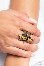 Load image into Gallery viewer, Combustible Compass - Brass ring