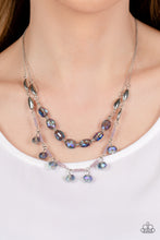 Load image into Gallery viewer, Sheen Season - Blue necklace