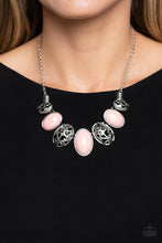 Load image into Gallery viewer, Patterned Paisley - Pink necklace