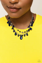 Load image into Gallery viewer, Flirty Flood - Blue necklace